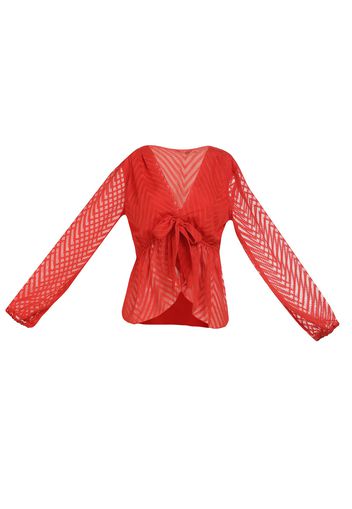 myMo ROCKS Camicia da donna  rosso chiaro