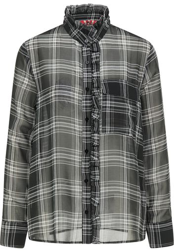 myMo ROCKS Camicia da donna  grigio / nero