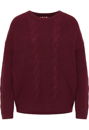 myMo ROCKS Pullover  rosso vino