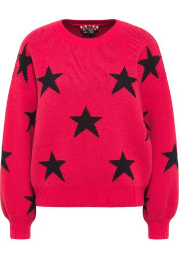 myMo ROCKS Pullover  rosso / nero