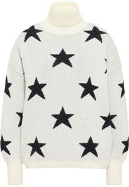 myMo ROCKS Pullover  nero / bianco lana