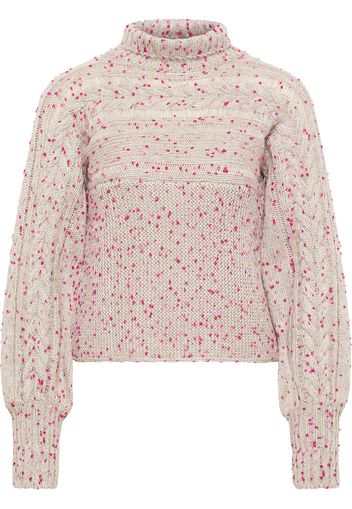 MYMO Pullover  grigio chiaro / rosa / rosa chiaro