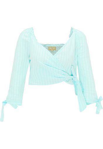 MYMO Top  blu pastello