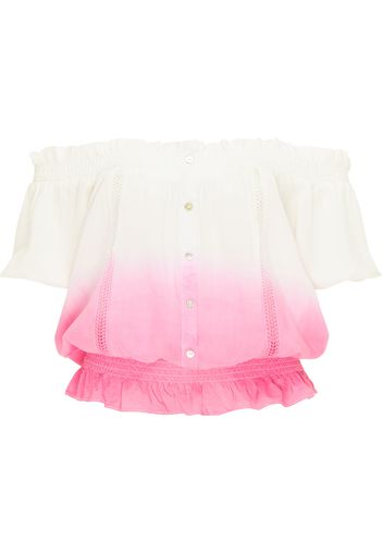 MYMO Camicia da donna  rosa chiaro / bianco