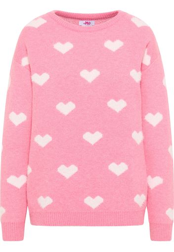 MYMO Pullover  rosa / bianco