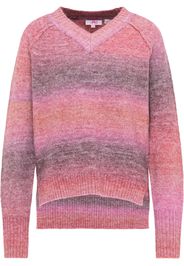 MYMO Pullover  rosa sfumato / lilla scuro / arancione sfumato