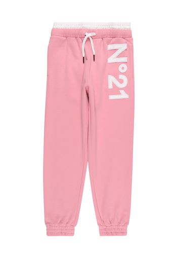 N°21 Pantaloni  rosa / bianco