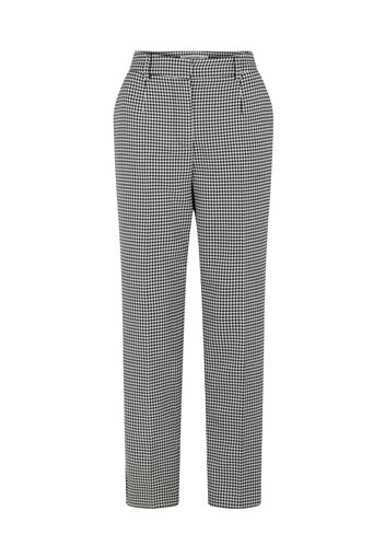 NAF NAF Pantaloni con pieghe 'Epuce'  nero / bianco