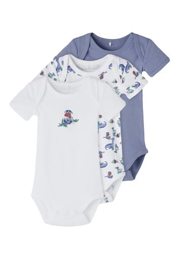 NAME IT Tutina / body per bambino  blu / bianco