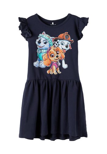 NAME IT Abito 'Paw Patrol'  navy / blu / arancione