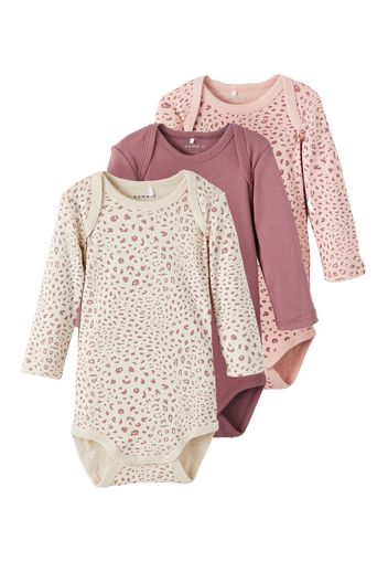 NAME IT Tutina / body per bambino  rosa / rosé / crema