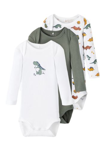 NAME IT Tutina / body per bambino  colori misti / bianco / verde