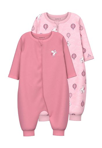 NAME IT Tutina / body per bambino  rosa / rosa / rosa chiaro / bianco