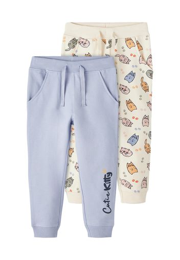 NAME IT Pantaloni 'TINE'  crema / sabbia / blu chiaro / cachi