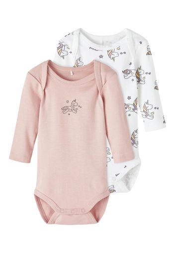 NAME IT Tutina / body per bambino  giallo / rosa / nero / bianco