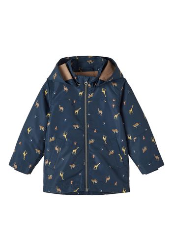 NAME IT Giacca di mezza stagione 'MAX'  navy / marrone chiaro / giallo chiaro