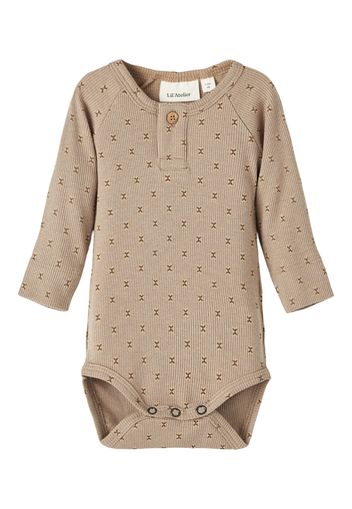 NAME IT Tutina / body per bambino  camoscio / marrone