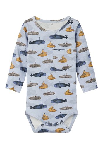 NAME IT Tutina / body per bambino 'Ferdinan'  blu chiaro / colori misti