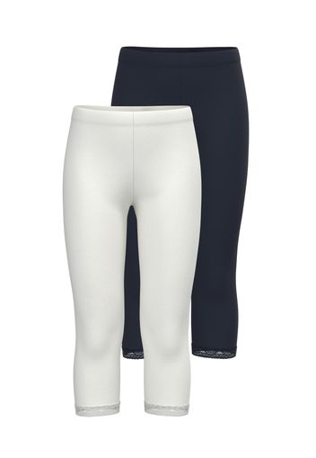 NAME IT Leggings 'VISTA'  blu notte / bianco