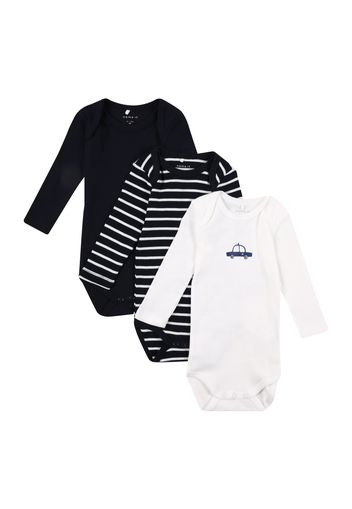 NAME IT Tutina / body per bambino  navy / bianco