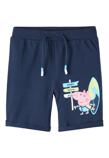 NAME IT Pantaloni 'PEPPA PIG'  navy / turchese / giallo chiaro / rosa chiaro / bianco