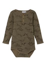 NAME IT Tutina / body per bambino  marrone / nero