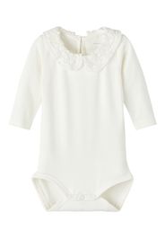 NAME IT Tutina / body per bambino  bianco sfumato