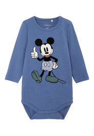 NAME IT Tutina / body per bambino 'DORMI MICKEY'  blu / grigio / nero / bianco