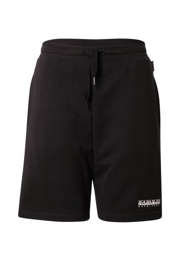 NAPAPIJRI Pantaloni 'BOX'  nero / bianco