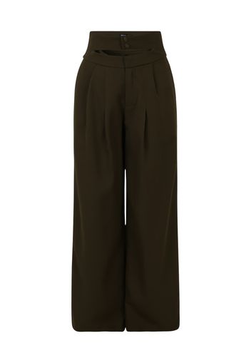 Nasty Gal Petite Pantaloni con pieghe  oliva