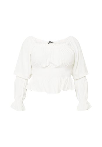 Nasty Gal Plus Camicia da donna  bianco