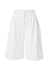 Nasty Gal Pantaloni con pieghe  bianco