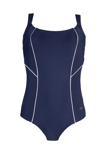 NATURANA Costume intero sportivo  marino / bianco