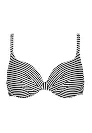 NATURANA Top per bikini  nero / bianco