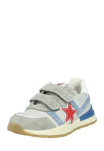 NATURINO Sneaker 'EVON'  grigio / rosso / bianco