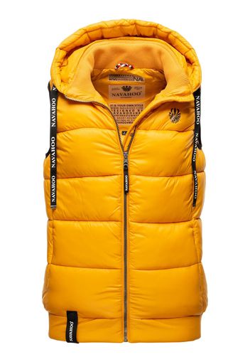 NAVAHOO Gilet 'Kassidy'  giallo / nero / bianco