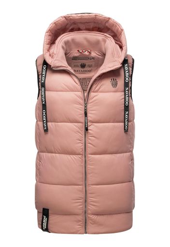 NAVAHOO Gilet 'Kassidy'  nero / bianco / rosa antico