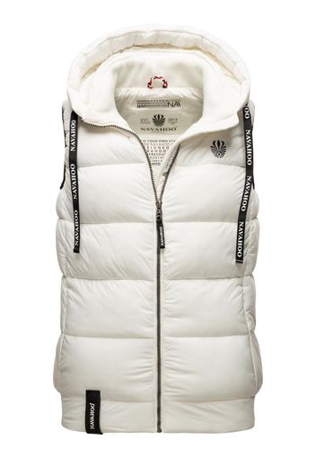 NAVAHOO Gilet 'Kassidy'  nero / offwhite