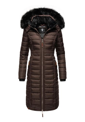 NAVAHOO Cappotto invernale 'Umay'  marrone / nero