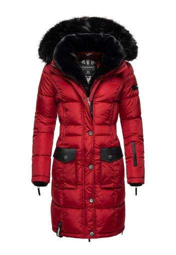 NAVAHOO Cappotto invernale 'Sinja'  rosso / nero