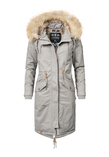 NAVAHOO Parka invernale 'Kin-Joo'  marrone chiaro / grigio