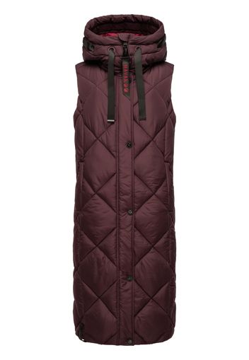 NAVAHOO Gilet 'Schnuckel'  bordeaux / granatina / nero