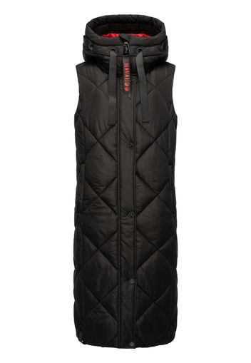 NAVAHOO Gilet 'Schnuckel'  granatina / nero