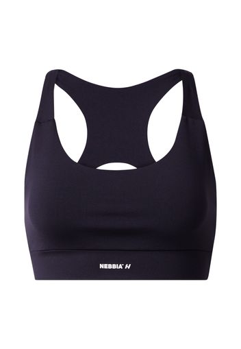 NEBBIA Reggiseno sportivo  nero / bianco