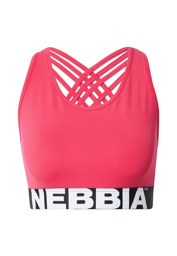 NEBBIA Reggiseno sportivo  rosa / nero / bianco