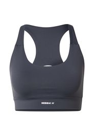 NEBBIA Reggiseno sportivo  grigio scuro / bianco