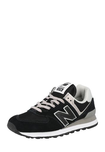 new balance Sneaker bassa '574'  nero / grigio chiaro