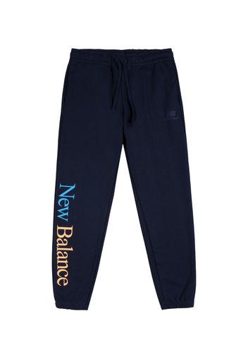 new balance Pantaloni 'Essentials Celebrate'  blu notte / albicocca / azzurro