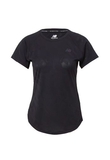 new balance Maglia funzionale  grigio / nero