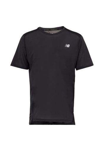 new balance Maglia funzionale 'Accelerate'  nero / bianco